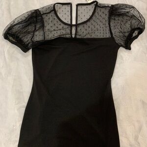 Express- blouse with mesh